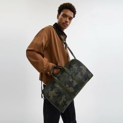 Coach Camo Duffle Weekender Bag 45L