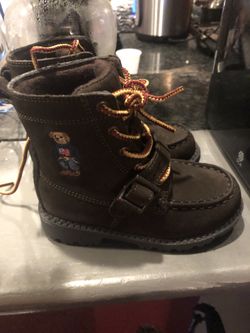 Little boys boots size 8