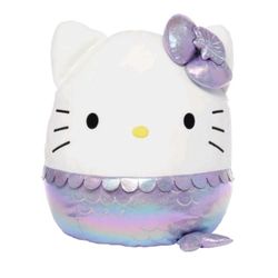 ❤️ HELLO KITTY Mermaid Squashmallow Huge 24" ❤️