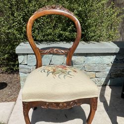 Antique Victorian Period Balloon Chair circa 1860 (English)