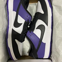 Nike SB Dunk Low Court Purple White size 12