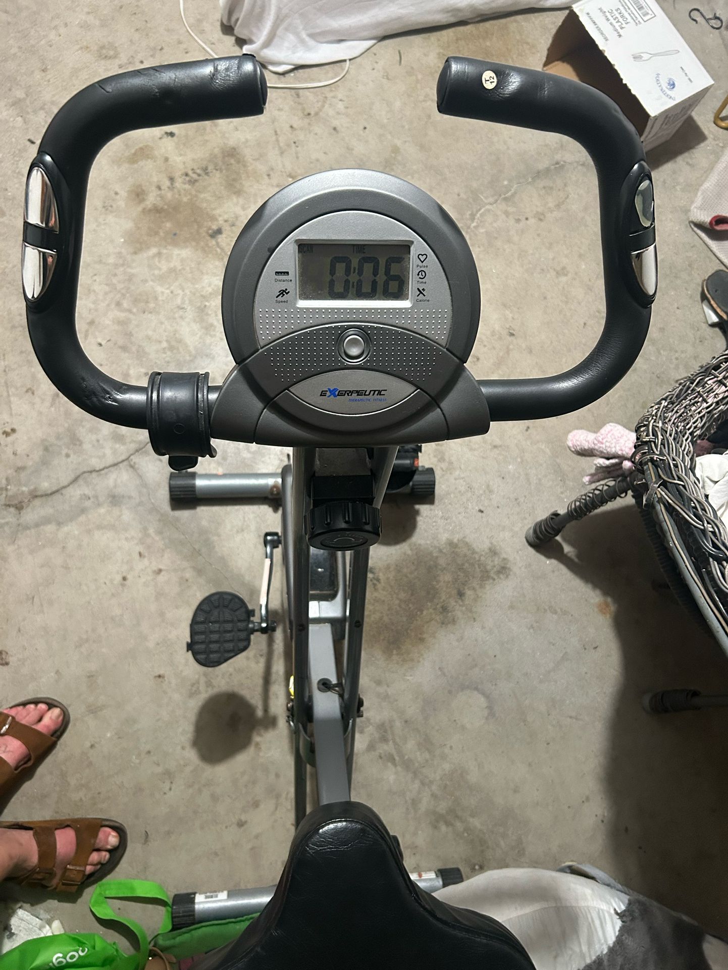 Exerpeutic Foldable Exercise Bike