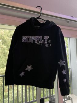 PullOver Hoodie Kids Denim Stars
