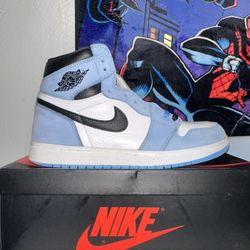 JORDAN 1 UNIVERSITY BLUE SIZE 9.5 