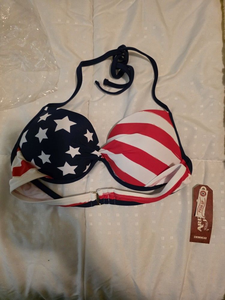 BIKINI TOP American Flag