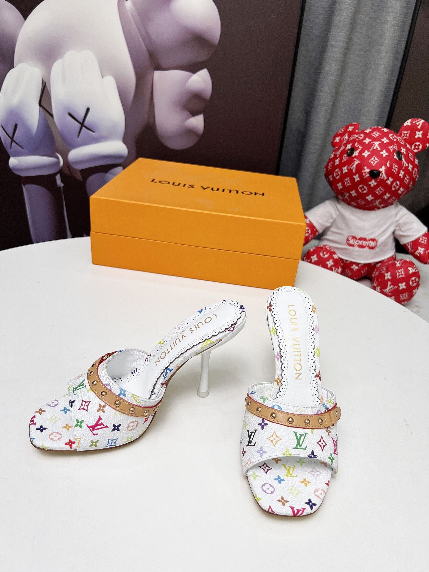 A pair of women's high heels
