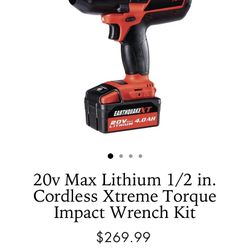 Earthquake Xt Torque Drill 