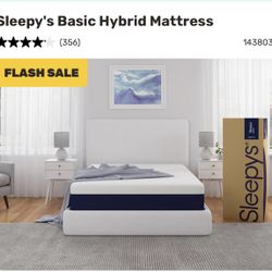 Queen Basic hybrid And Basic Adjustable Base 