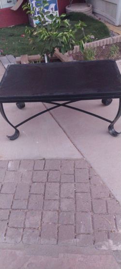 Black coffee table  ,36"x20" tall 17" 79th Avenue  and camelback