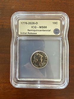 2026 Emerging Liberty US Dime - graded coin slab