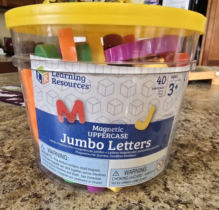 Brand New: Learning Resources Jumbo Magnetic Uppercase