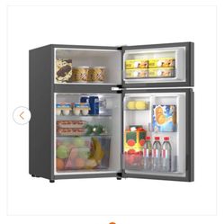 Magic Chef 3.1 cu. ft. 2-Door Mini Refrigerator in Black with Freezer