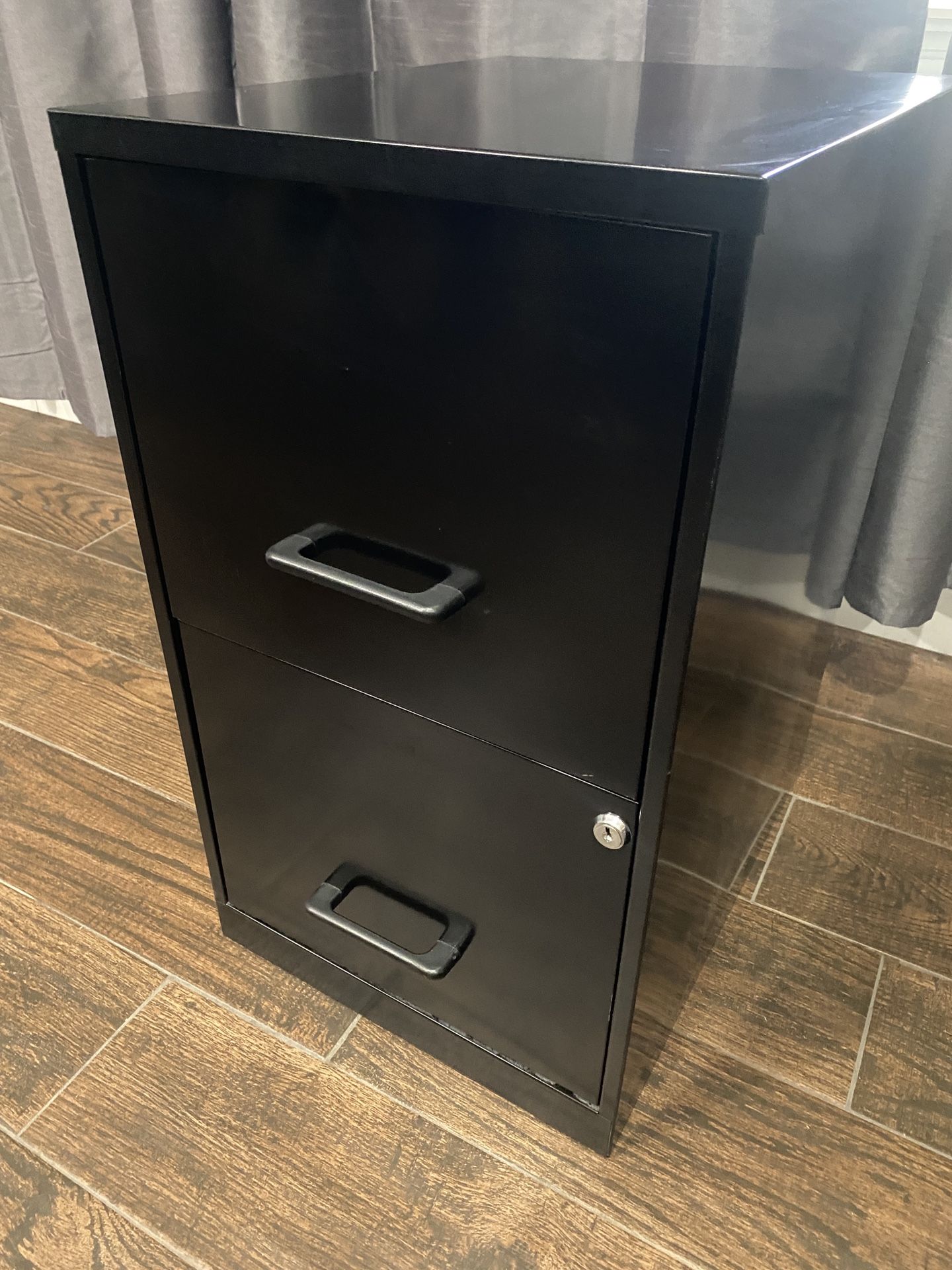 Black File Cabinet