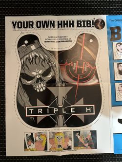 WWE Triple H Bib Poster
