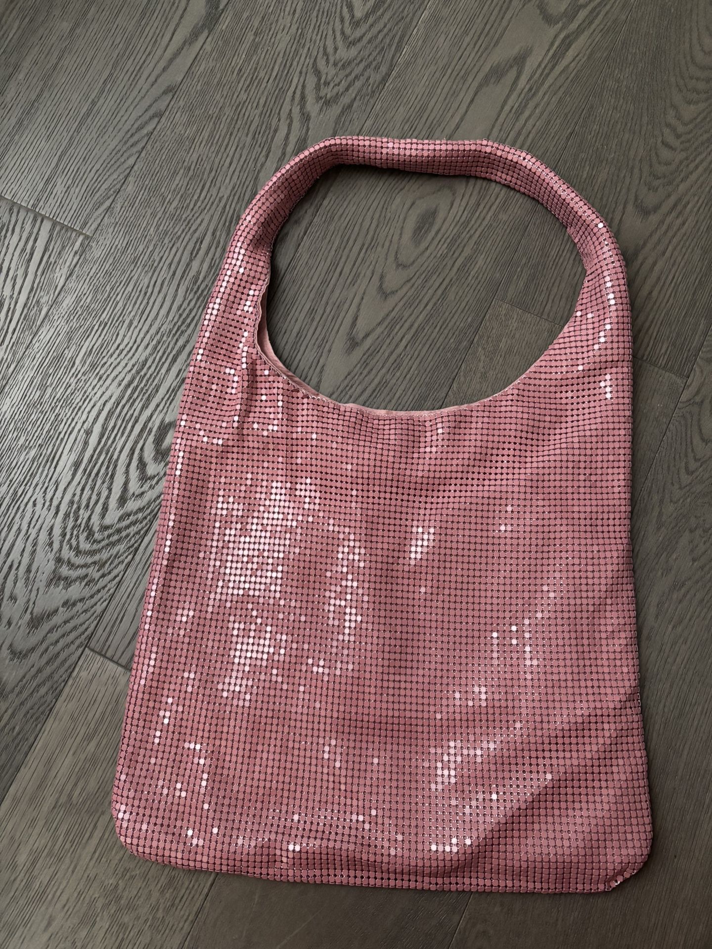 Chain-mail New Purse In Pretty Pink