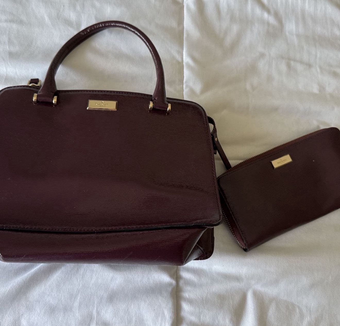 Kate Spade Handbag/cross Body With Matching Wallet