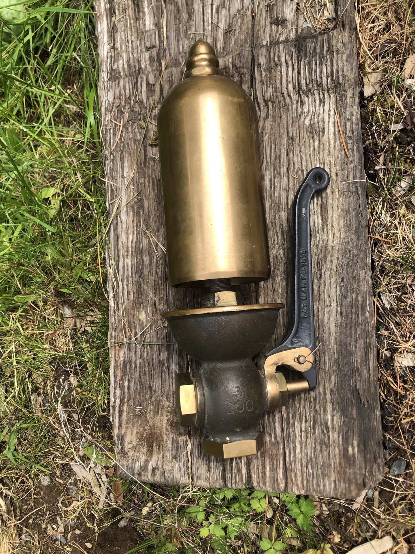 Antique 3” inches LUNKENHEIMER BRASS STEAMPUNK, BOAT