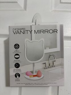 Cat Shaped LED Vanity Mirror