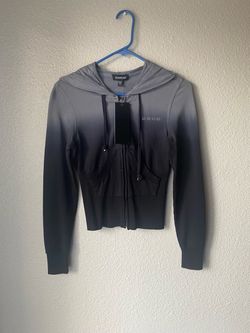 Bebe Ombre Zip-Up Hoodie