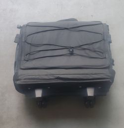 Black Rolling Insulated Cooler Bag