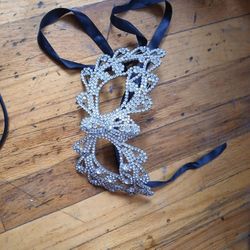 Rhinestone Masquerade Mask