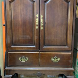 Vintage armoire TV cabinet