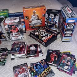 SPORTS CARD LOT + SEALED BLASTER (Wemby ICE SSP RC)