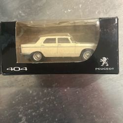 Collector Car Three Inch Scare Numbered Peugeot 404