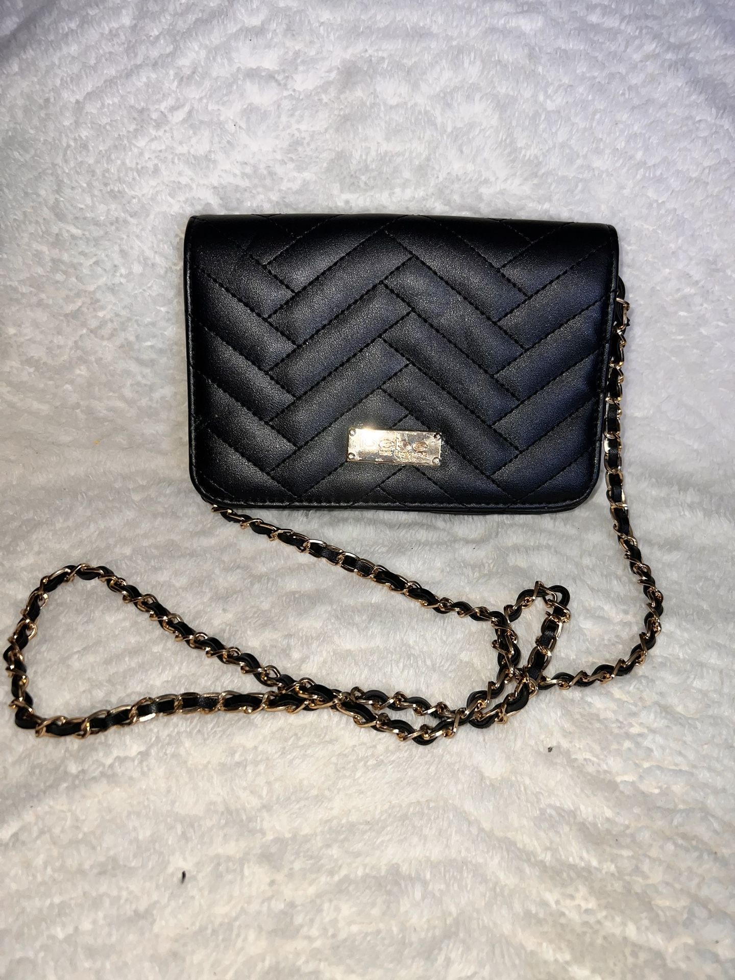 Bebe Small Black Shoulder Purse