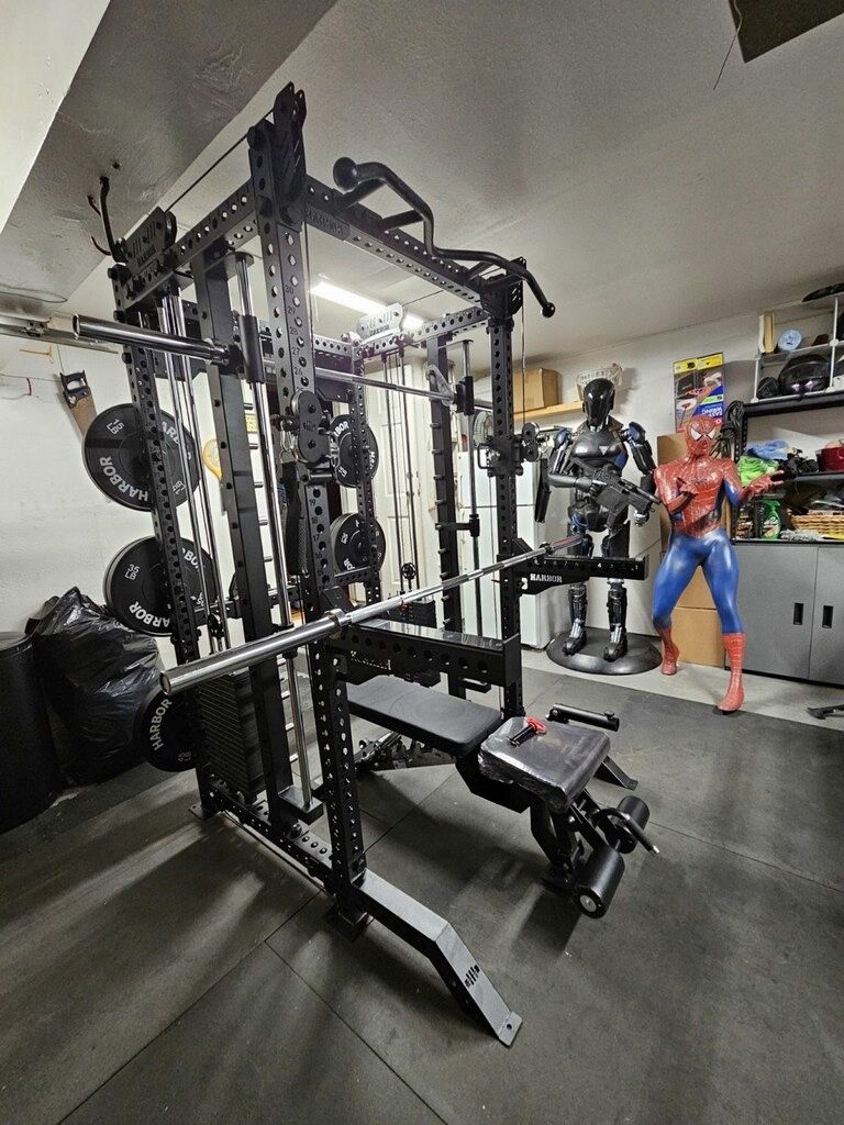 New Bundle Deal: HH80 V2 Functional Trainer & Smith Machine Combo | 260lb bumpers | Adjustable Bench | Olympic Barbell & Collars | FREE đ & INSTALL