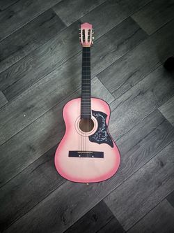 Pink Classical Guitar