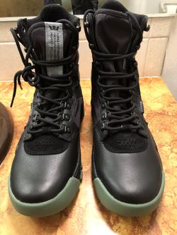 Supra Stanhope Winter Tactical Boots Black And Green 06373-020 Men's US Size 8.5