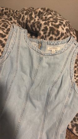 Free Assembly Light Wash Denim Dress
