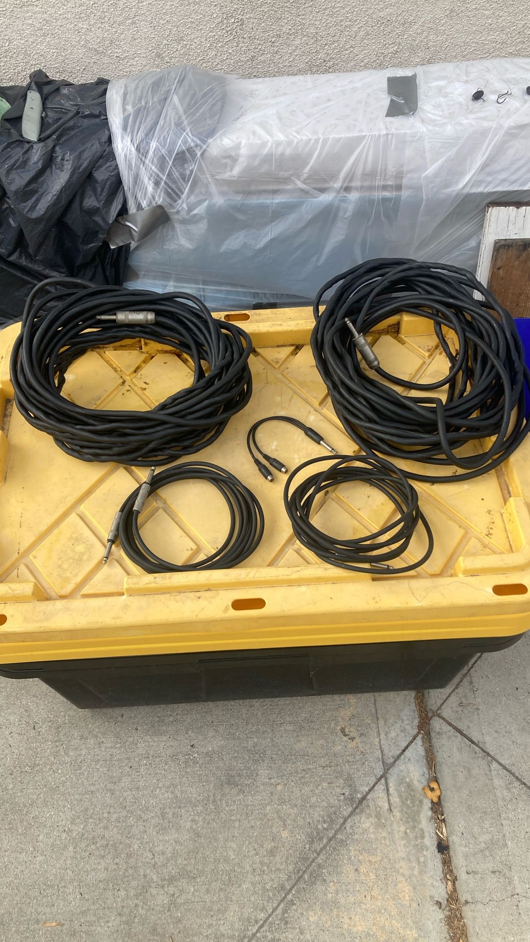 Dj  Heavy Duty Speaker Cables  50 Foot Each One
