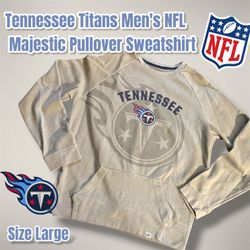 Tennessee Titans Men's NFL Majestic Pullover Sweatshirt, Size Large