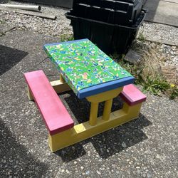 Toddler Picnic Table