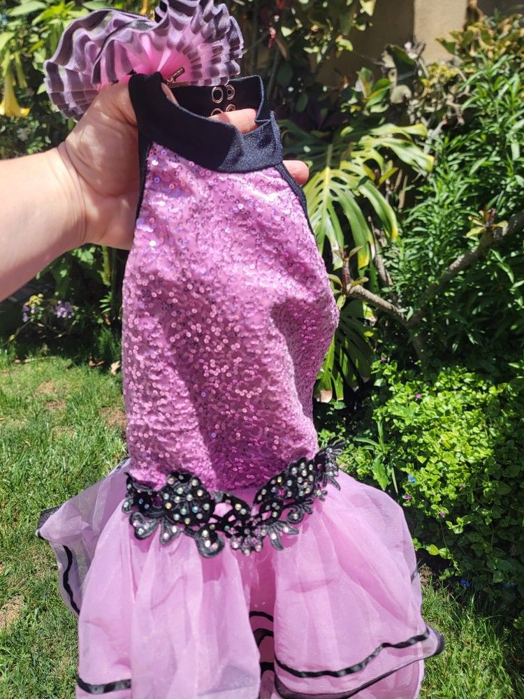 Toddler Pink Sequin Dance Dress Or Costume