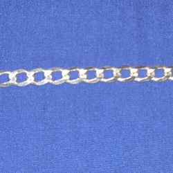 Sterling Silver 8” Bracelet 3mm  