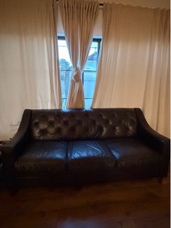 Leather sofa