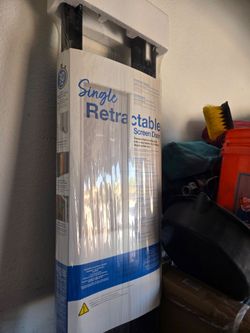 One brandnew retractable screen door $125