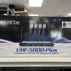 (73545) VOCOPRO UHF-5800 WIRELESS SYSTEM