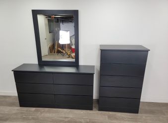 Dresser whit mirror and chest - Cómoda con espejo y Gavetero