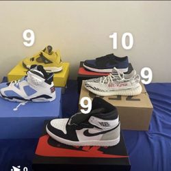 Jordan’s Yezzys For Sale Size 9 - 10 All DS