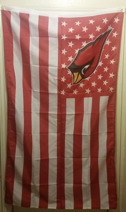 ARIZONA CARDINALS AMERICAN FLAG
