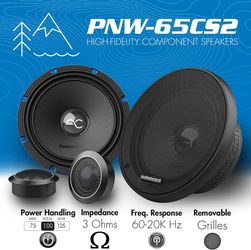 audio control 6.5 inch componet 