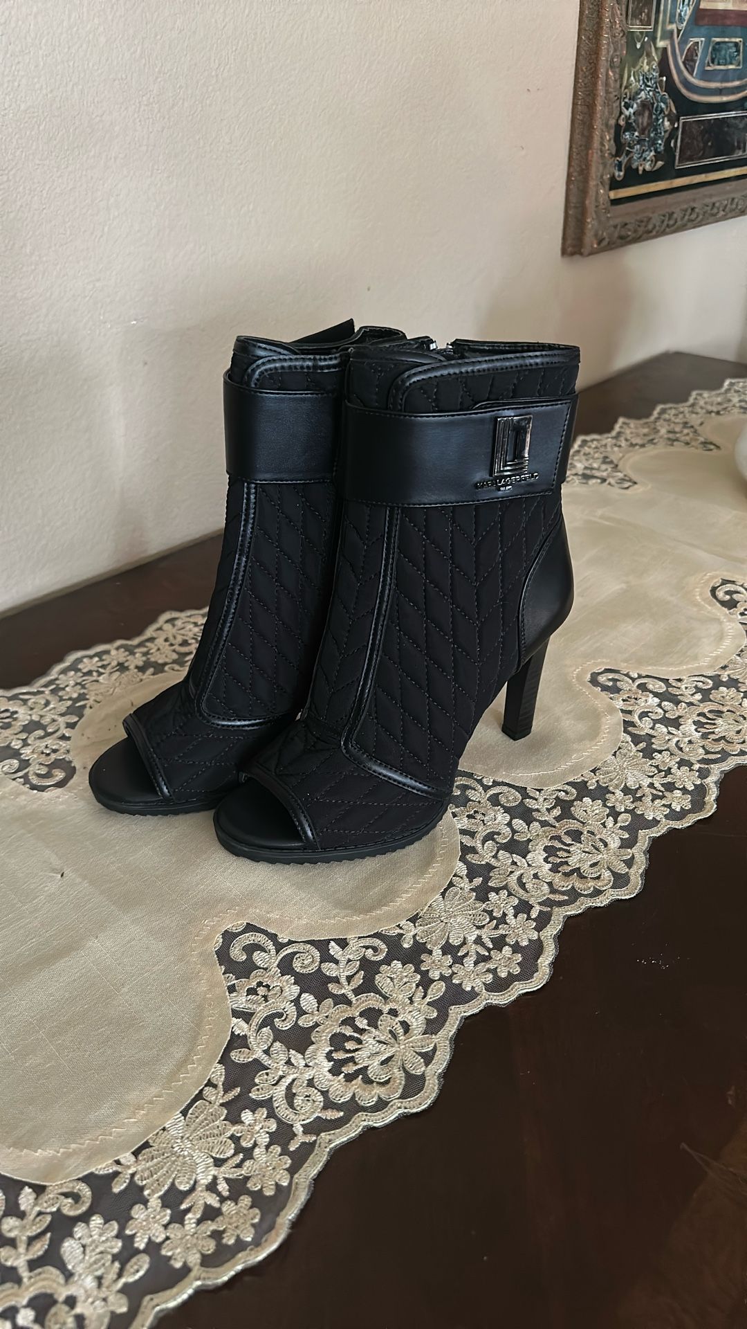 Karl Lagerfield Paris Boots Size 8