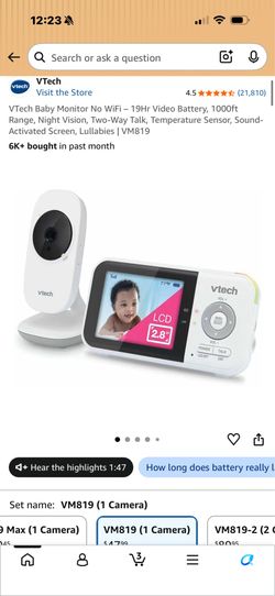 Baby Monitor V-Tech