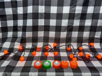 Pumpkin Halloween String Lights , Strobe & Lights