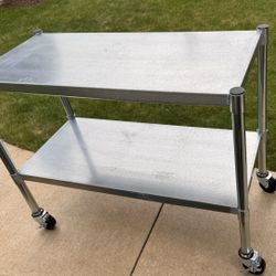 ❄️ Stainless Steel Table With Wheels❄️❄️