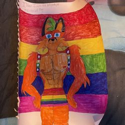 Fan Drawing WEBTOON I Think I Like You Jax Pride Month Gay Flag